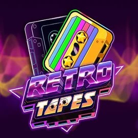 Retro Tapes slot logo by Push Gaming at Gigaspinz Casino
